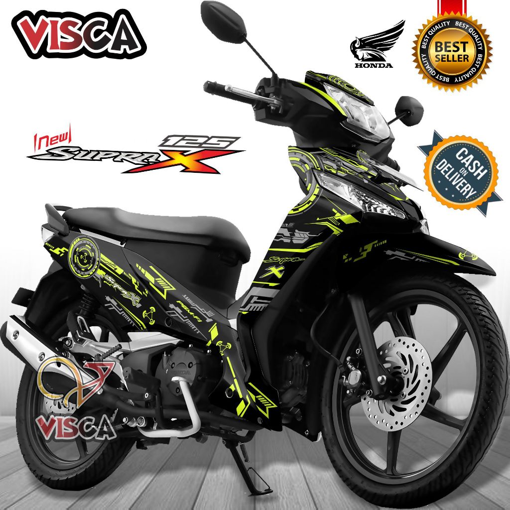 Decal Supra X 125 Fi Modif Keren Stiker Supra X 125 Fi Full Body Stiker Supra X 125 Fi Full Body Str
