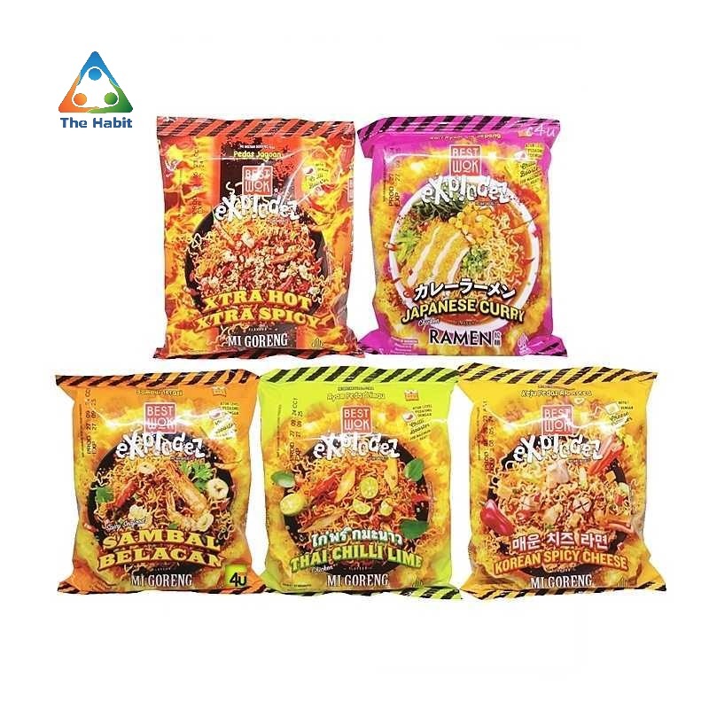 

(The Habit) Best Wok EXPLODEZ - Spicy Instant Noodles - 1 bks