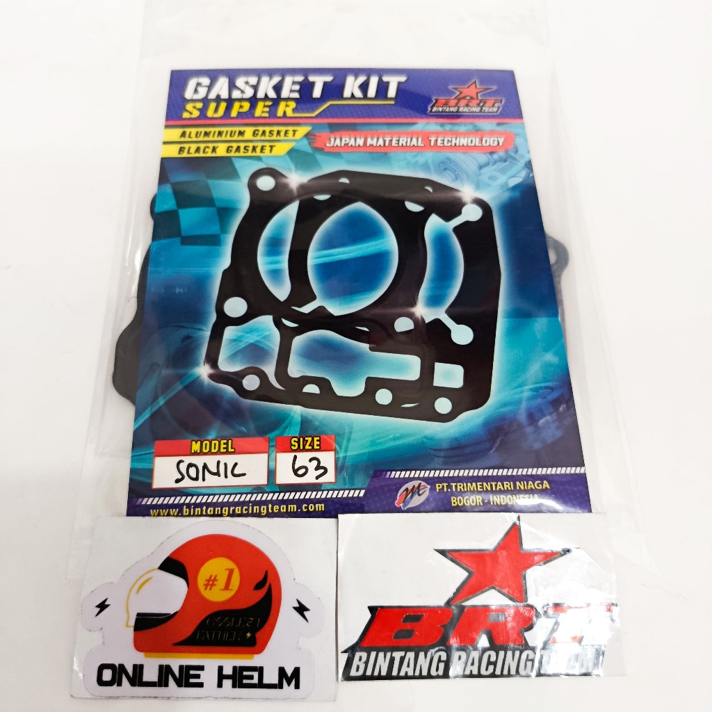 GASKET PAKING BLOK & HEAD BRT SONIC NEW CBR 150 Facelift CB150R LED GTR 63