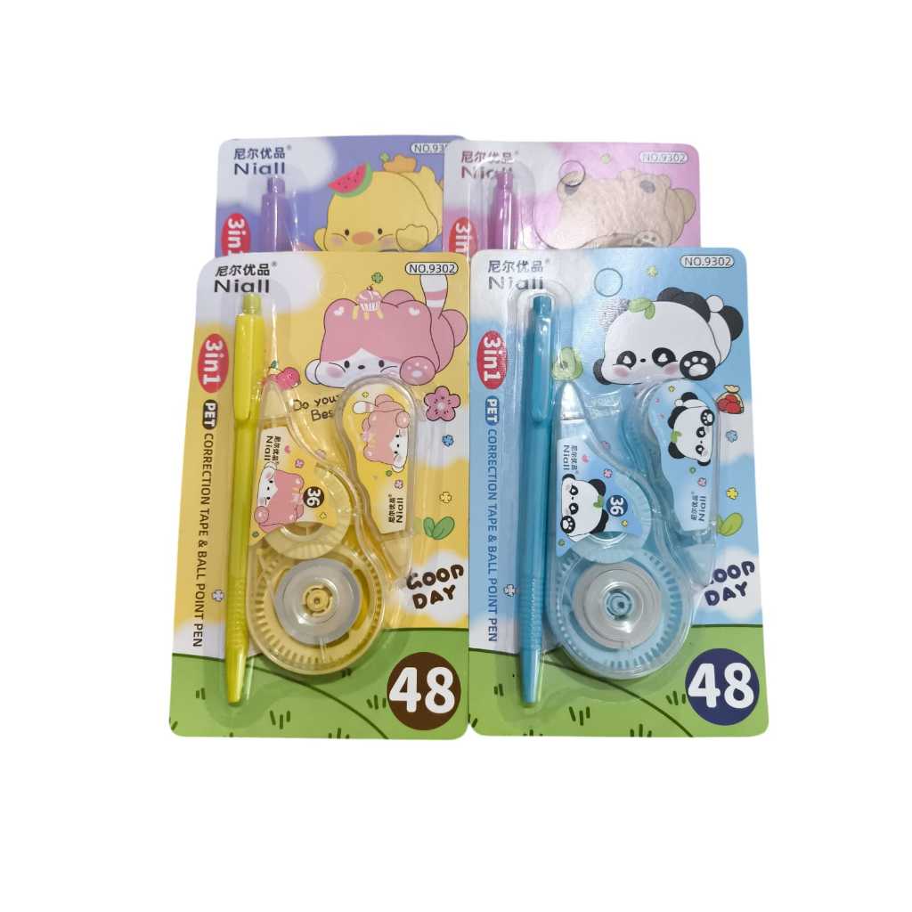 

[BISA COD] TIPE X KERTAS 3 IN 1 PERLENGKAPAN SEKOLAH ANAK-ANAK PENGHAPUS PULPEN CORRECTION TAPE 3 IN 1