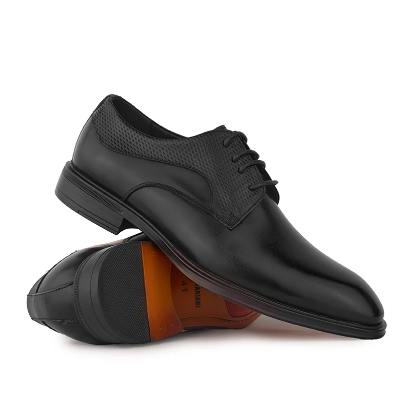 Gino Mariani Holland Black Sepatu Formal Pria