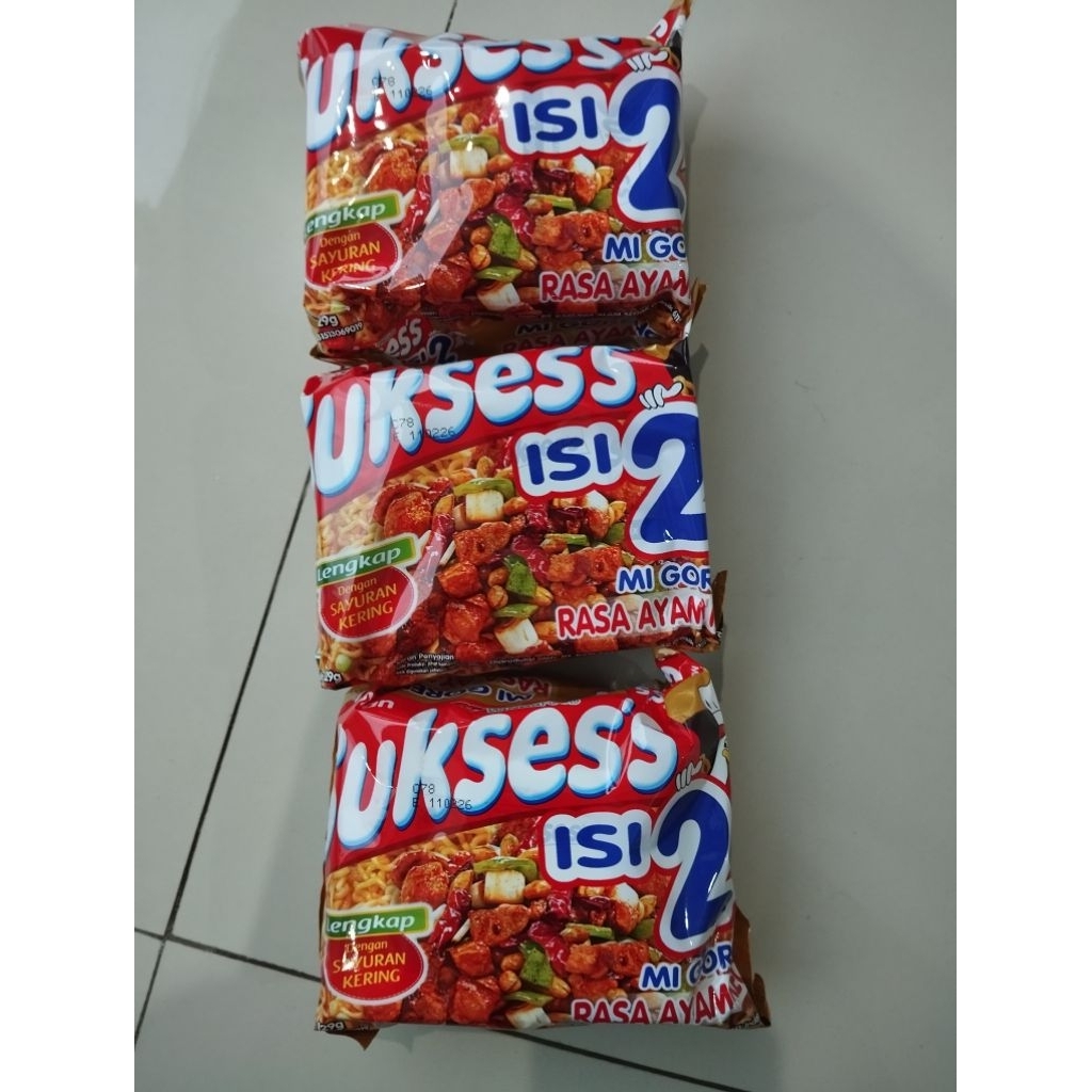 

Mie sukses isi 2 paket 3 pcs