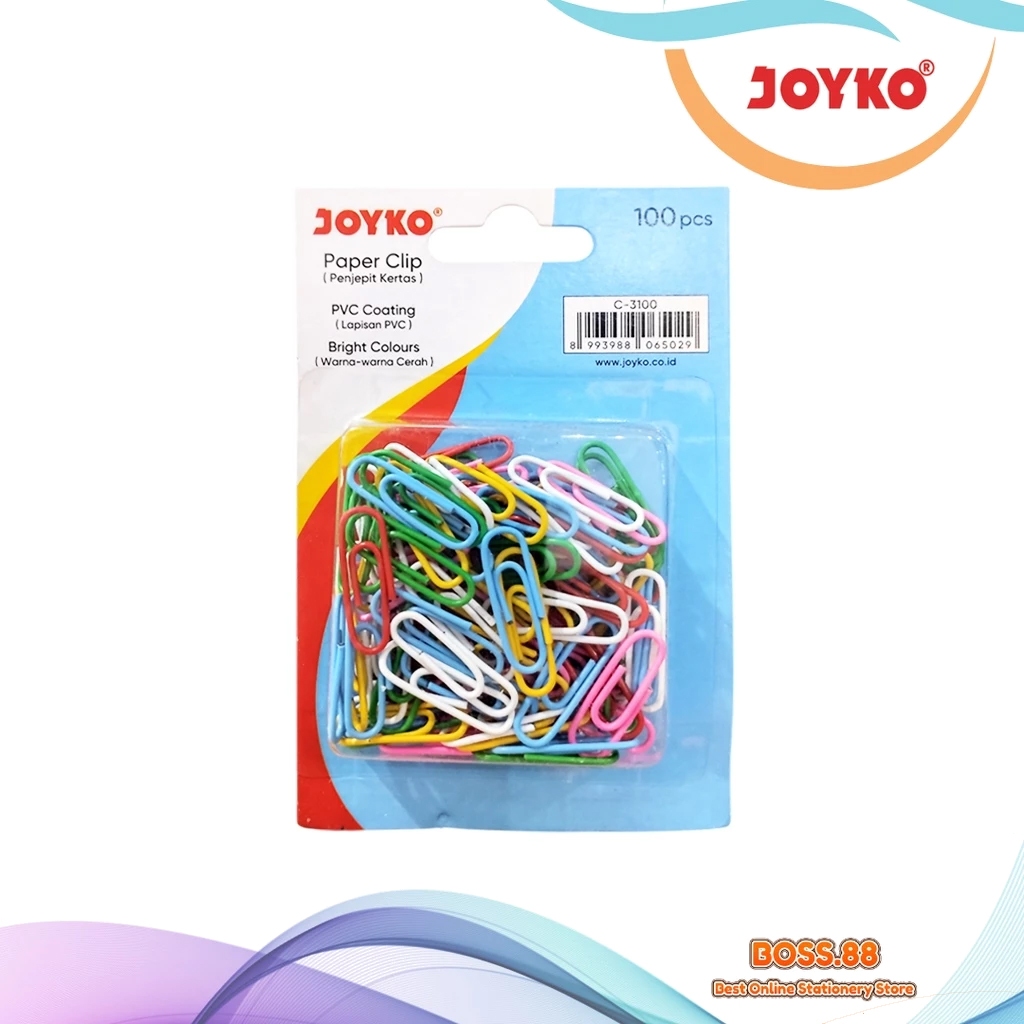 

PAPER CLIP WARNA JOYKO C-3100 (1 PCS)