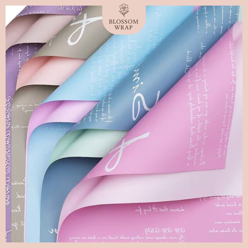 

20 LEMBAR Kertas Buket Bunga Kertas Cellophane Flower Wrapping Hand Bouquet Florist Ecer KB6025