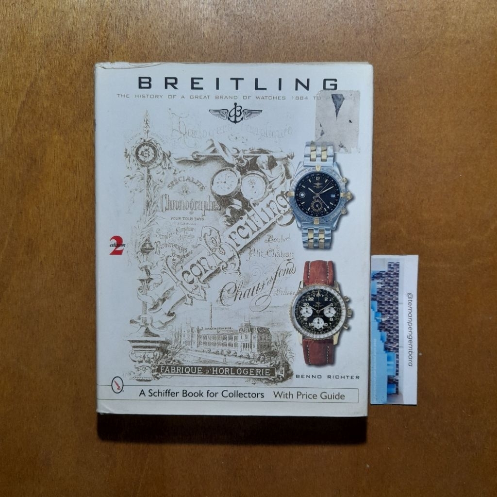 Buku Jam Tangan Breitling - The History of a Great Brand of Watches 1884 to the Present - Benno Rich