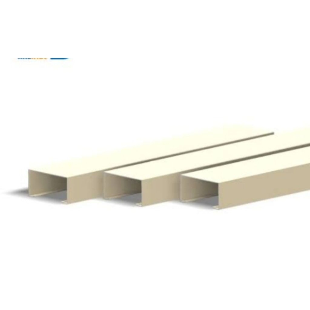 Open Back Alumunium 3inch /meter(untuk kusen Jendela)