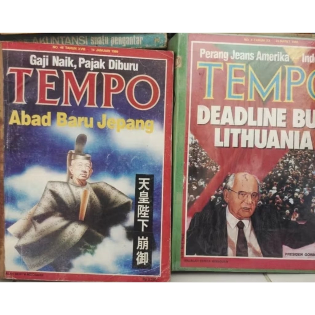 MAJALAH BUNDEL TEMPO 1989/1990