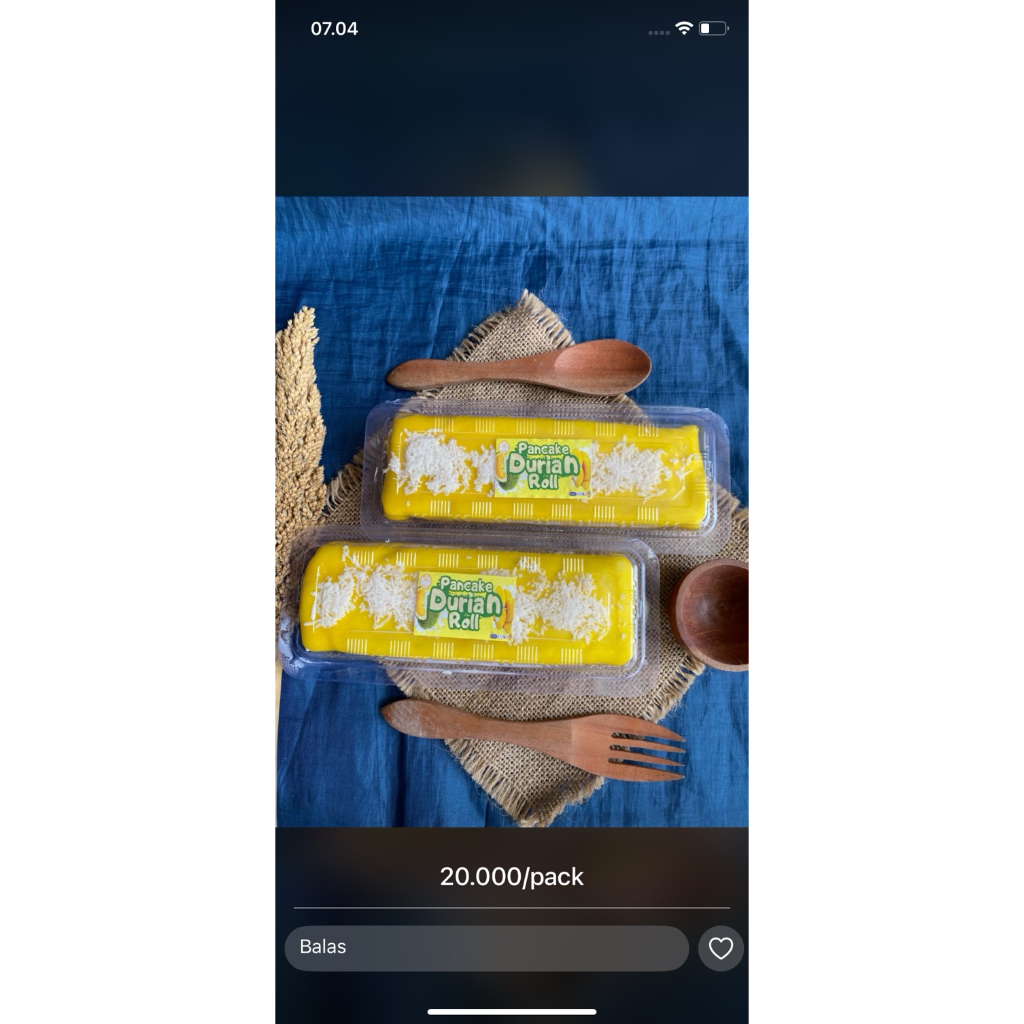 

Pancake durian roll || buah durian segar