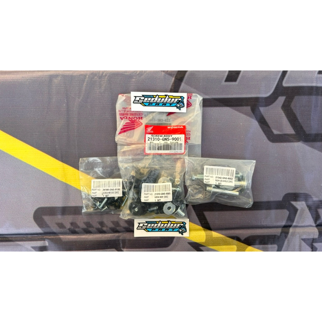 Baut bodi set karet fullset Screw Body Full set komplit Honda Astrea prima Astrea Star Ori AHM