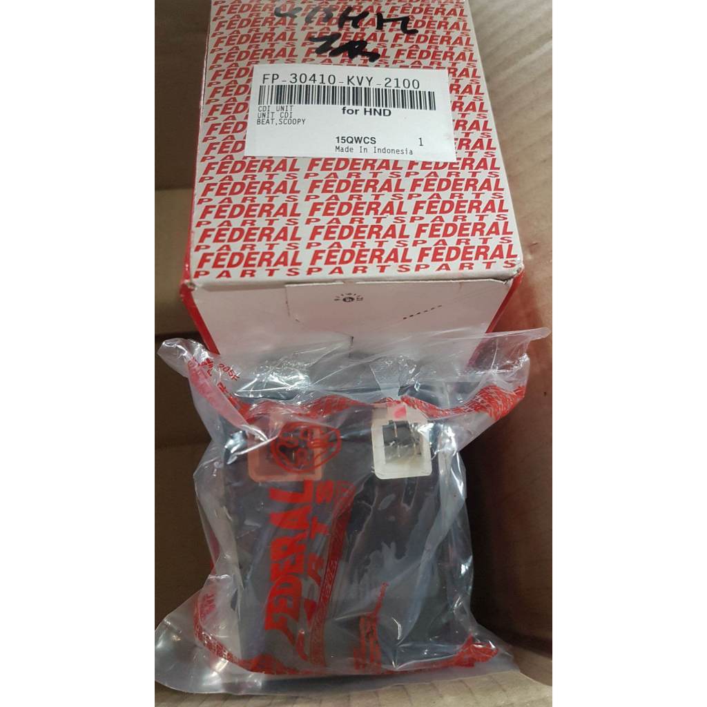 CDI BEAT KARBU SCOOPY KARBU ORI FEDERAL FP-30410-KVY-2100 Asli Honda Astra Motor Federal Parts
