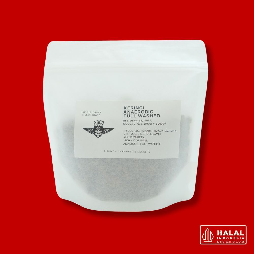 

Kerinci Anaerobic Washed - Biji Kopi Arabika Filter Coffee - 200 gr