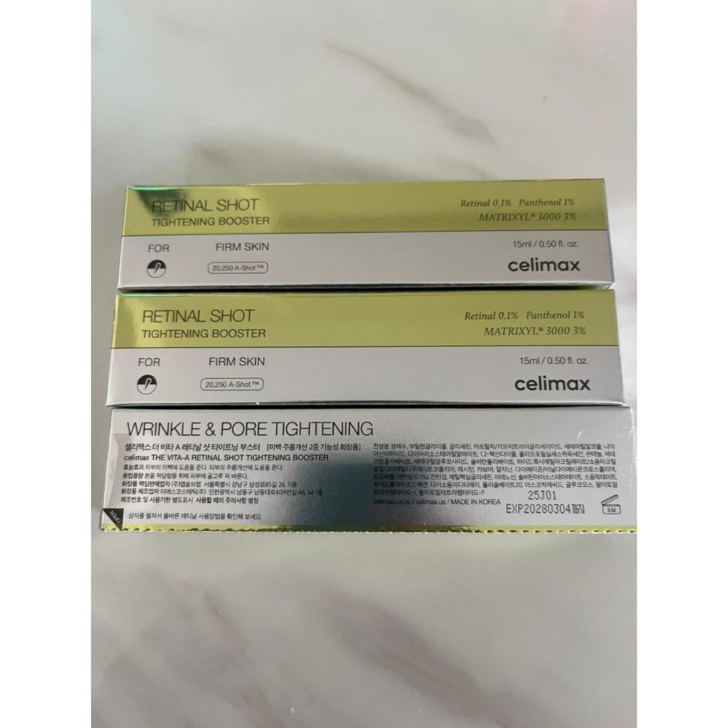 celimax retinal shot tightening booster 15ml