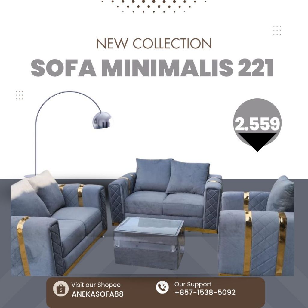 Sofa Minimalis 221 + Meja