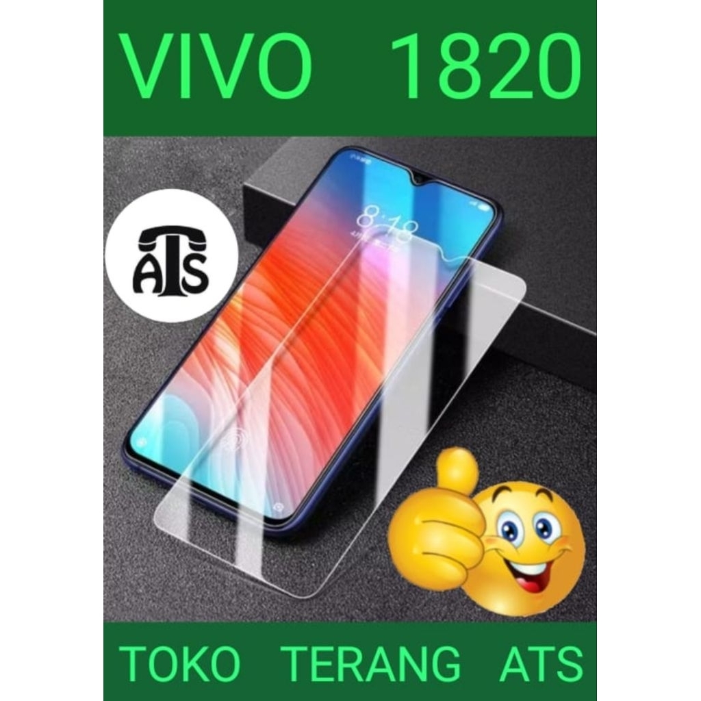 Tempered Glass Bahan Kaca Bening Transparan Tipe Hp Vivo 1820 Vivo Y91C Pelindung Layar Handphone De