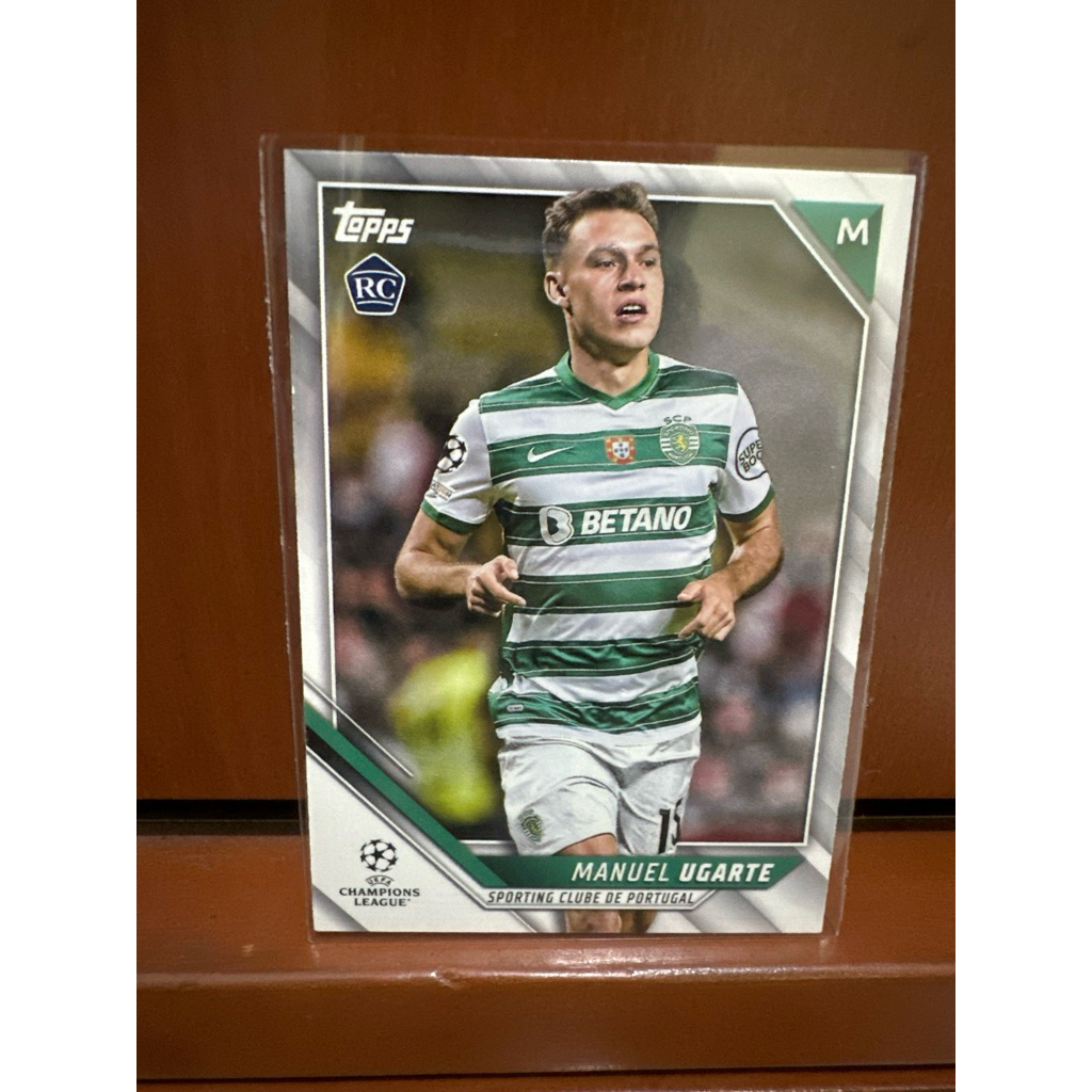 Manuel Ugarte Rookie Card sporting Topps