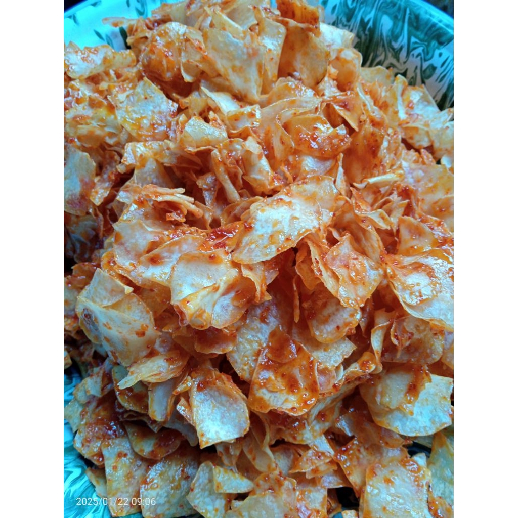 

keripik tales pedes manis