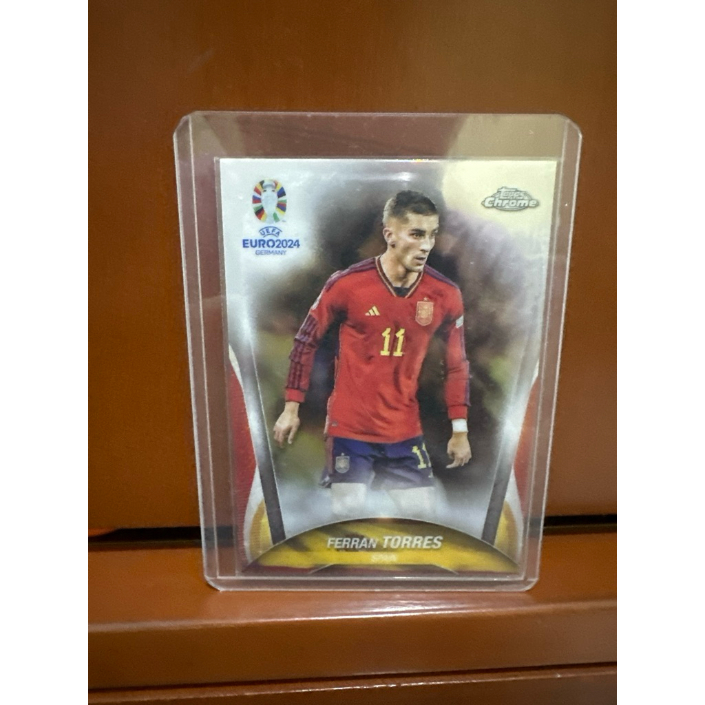 Ferran Torres Refractor Spain Euro 2024 Topps