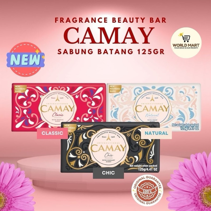 Camay Soap Bar 125gr/Sabun Batang