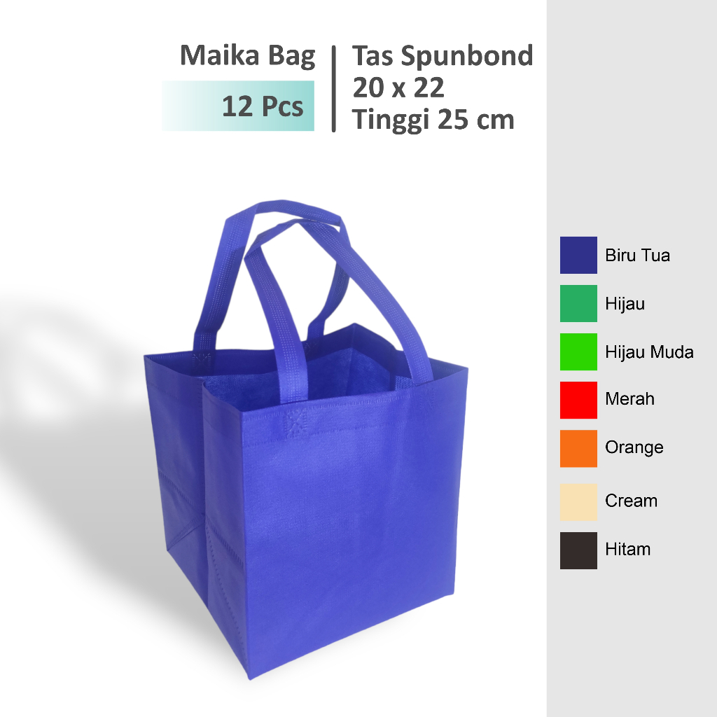 

(12 Pcs) Tas Hajatan 20x22 Tinggi 25 cm / Untuk Box Nasi uk 20x20 cm (R10K)