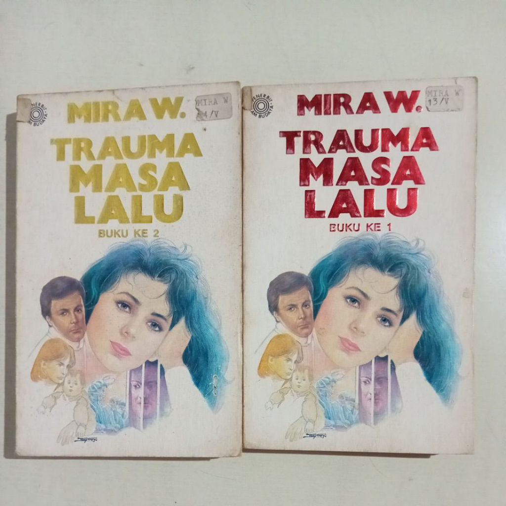 Novel judul Trauma Masa Lalu. Mira W.