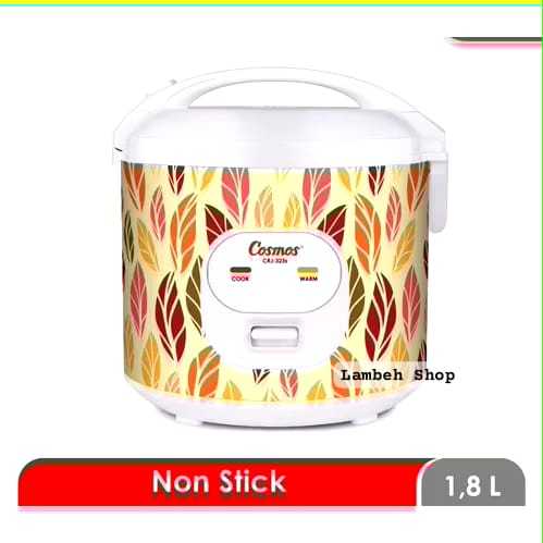 Khusus Batam - Cosmos Rice Cooker CRJ 323 S  Cosmos CRJ-323S  Magic Com Cosmos ORIGINAL CRJ323S