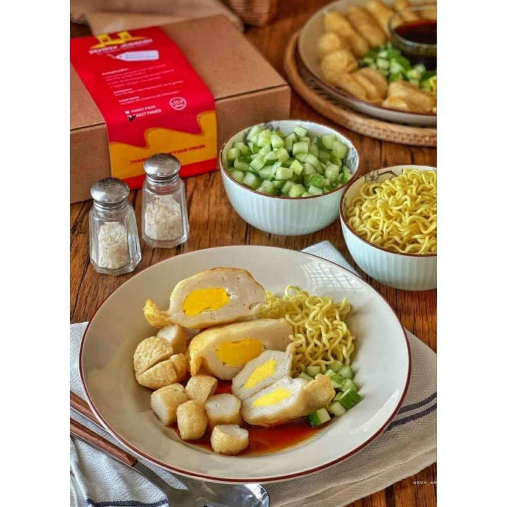 

Pempek Ikan tenggiri Paket Pahe isi 12pcs Pempek mix