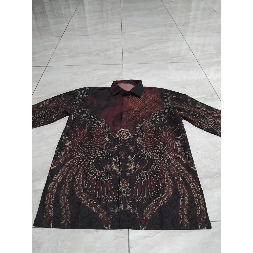 Jahit online custom Kemeja Batik polos all seragam