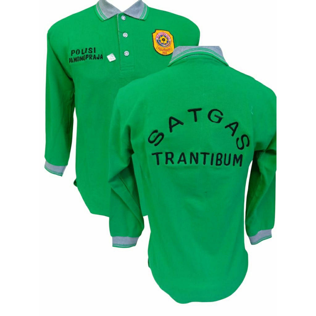 KAOS POL PP LENGAN PANJANG BAHAN KATUN/KAOS POL PP/ KAOS POL PP TEANTIBUM