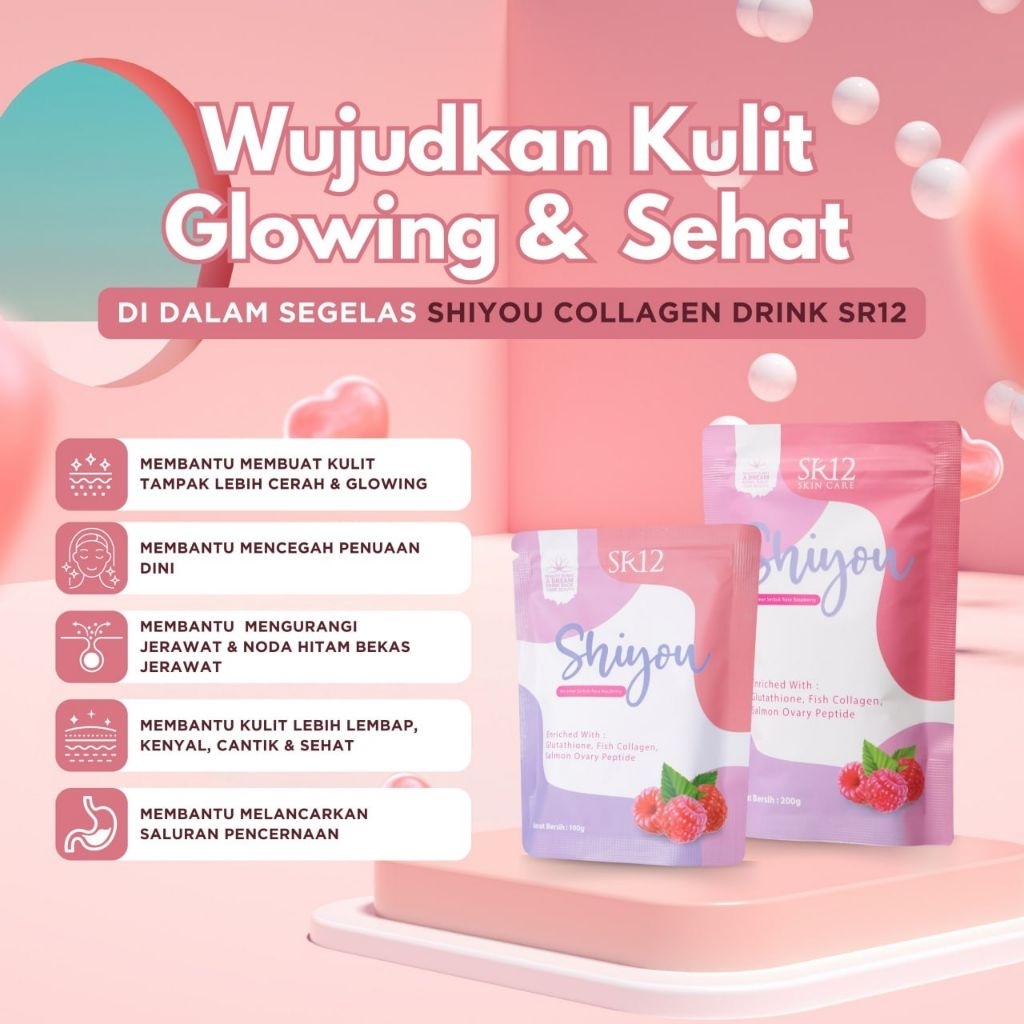 

shiyou collagen drink | skincare yang dapat diminum