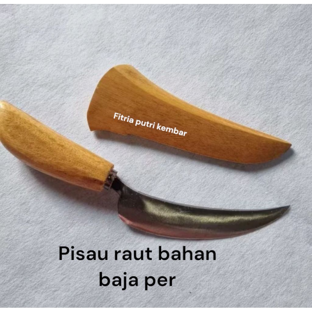 pisau raut bambu / pisau ukir bahan baja per