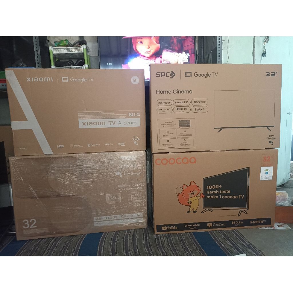 TV Bekas Lelangan | Analog, Digital, Android dan Google TV 32inch