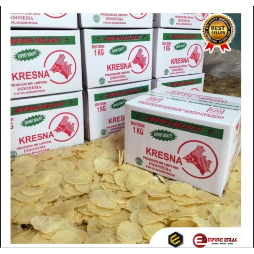 

Emping melinjo/mentah original bossss murah 1kg