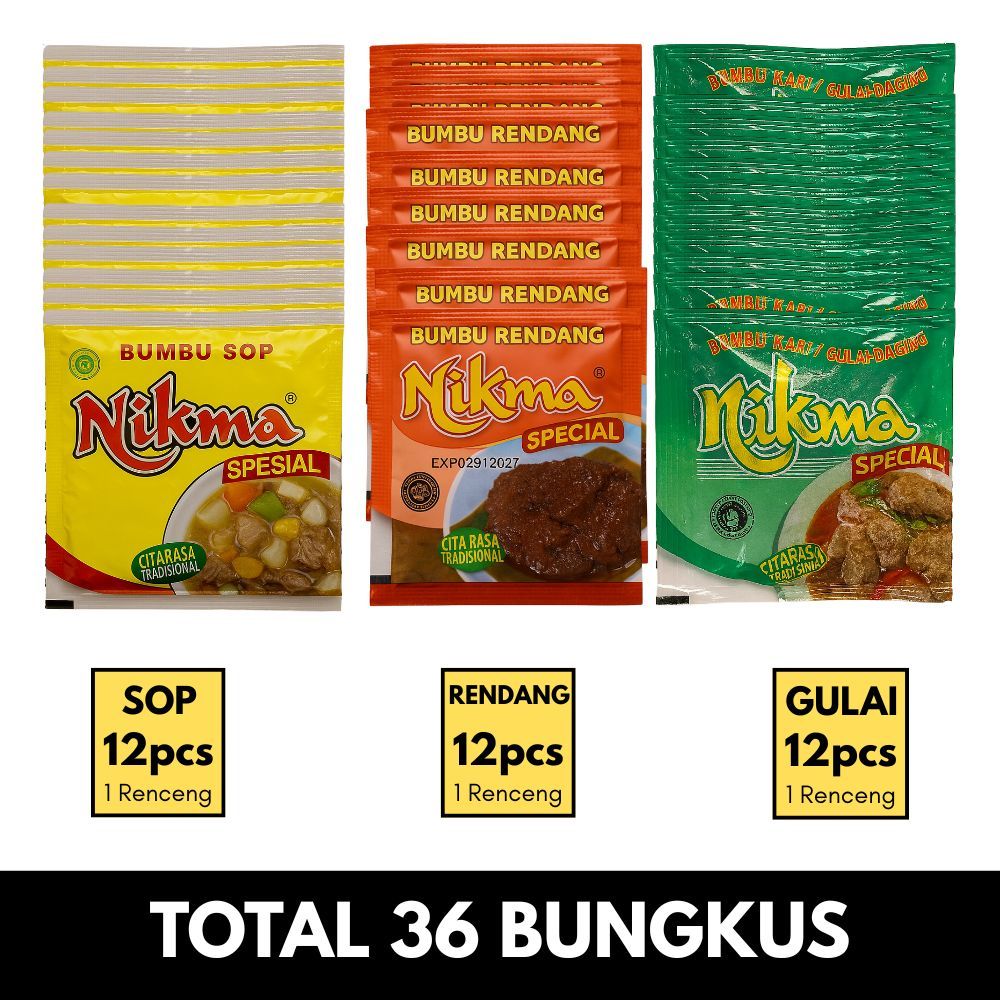 

Paket Bumbu Padang Rendang Gulai Sop Tanpa MSG Cocok Buat Pemula yang Baru Belajar Masak Sendiri