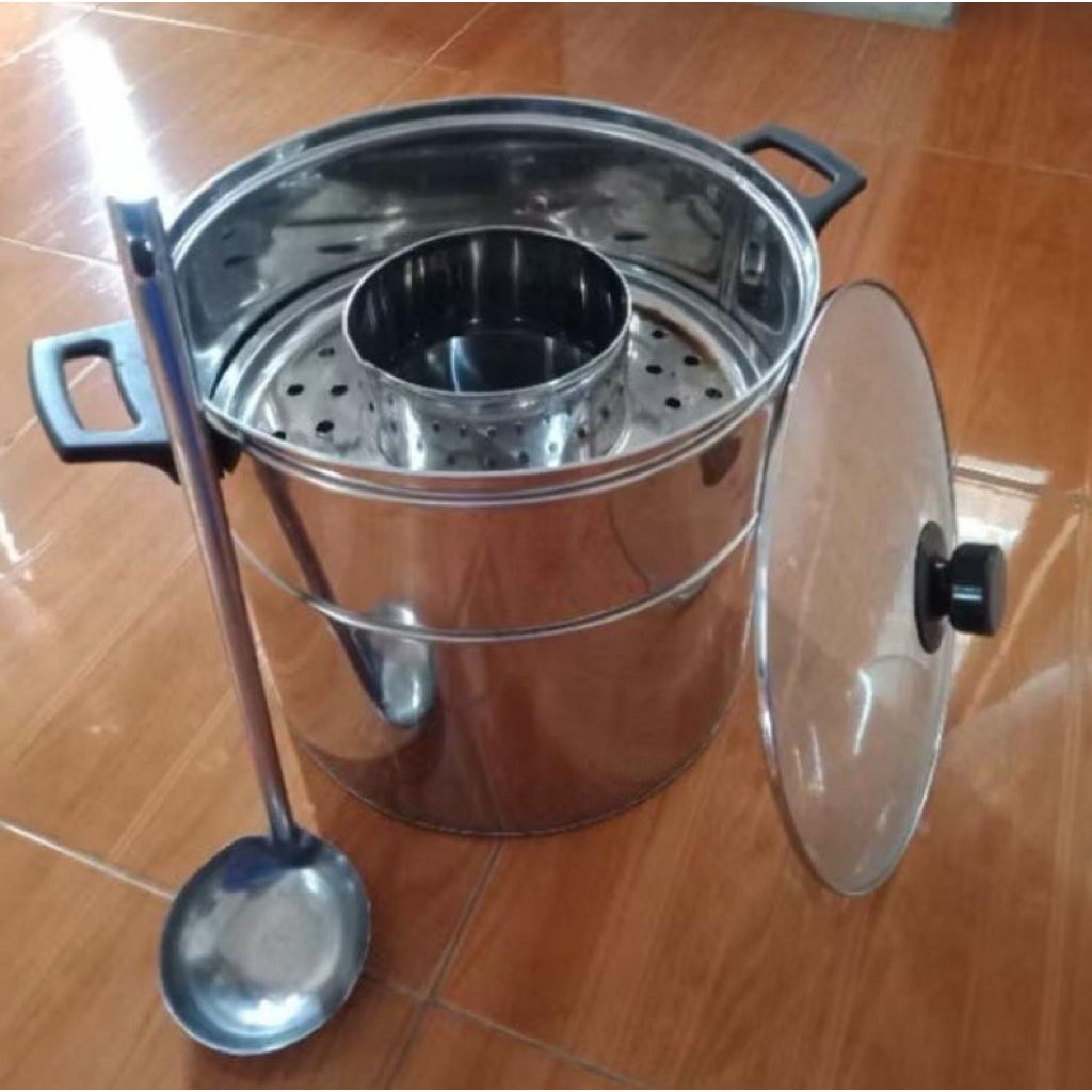 Dandang Bakso Ukuran 26CM Tutup Kaca