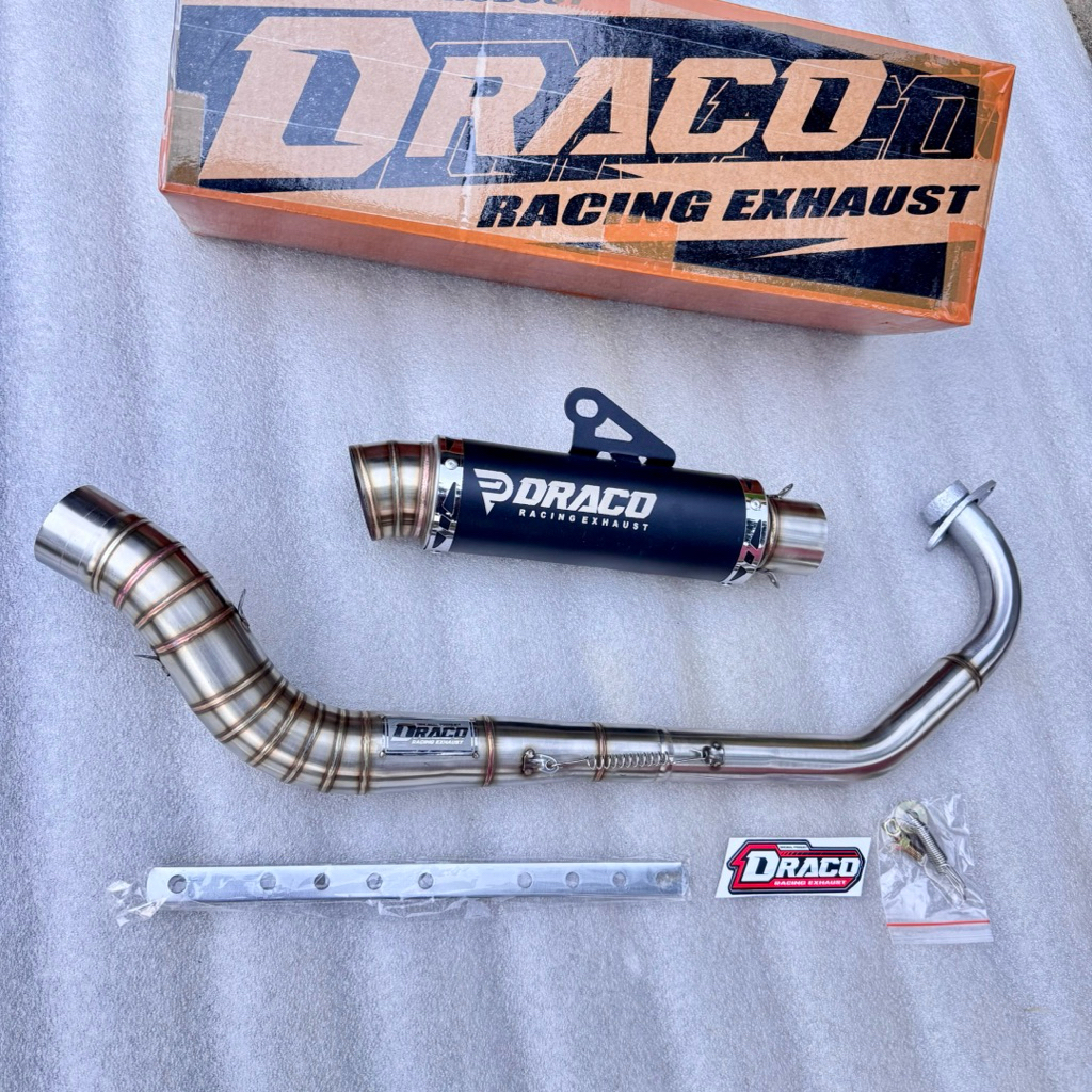 Knalpot Draco Type Malaysia style original MX King MX new Sonic dll