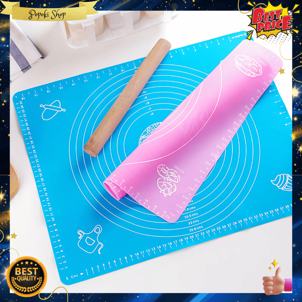 Alas Adonan Kue Silikon / Alas Bahan Adonan Kue / Alas Baking Pastry Adonan Kue Bahan Silikon