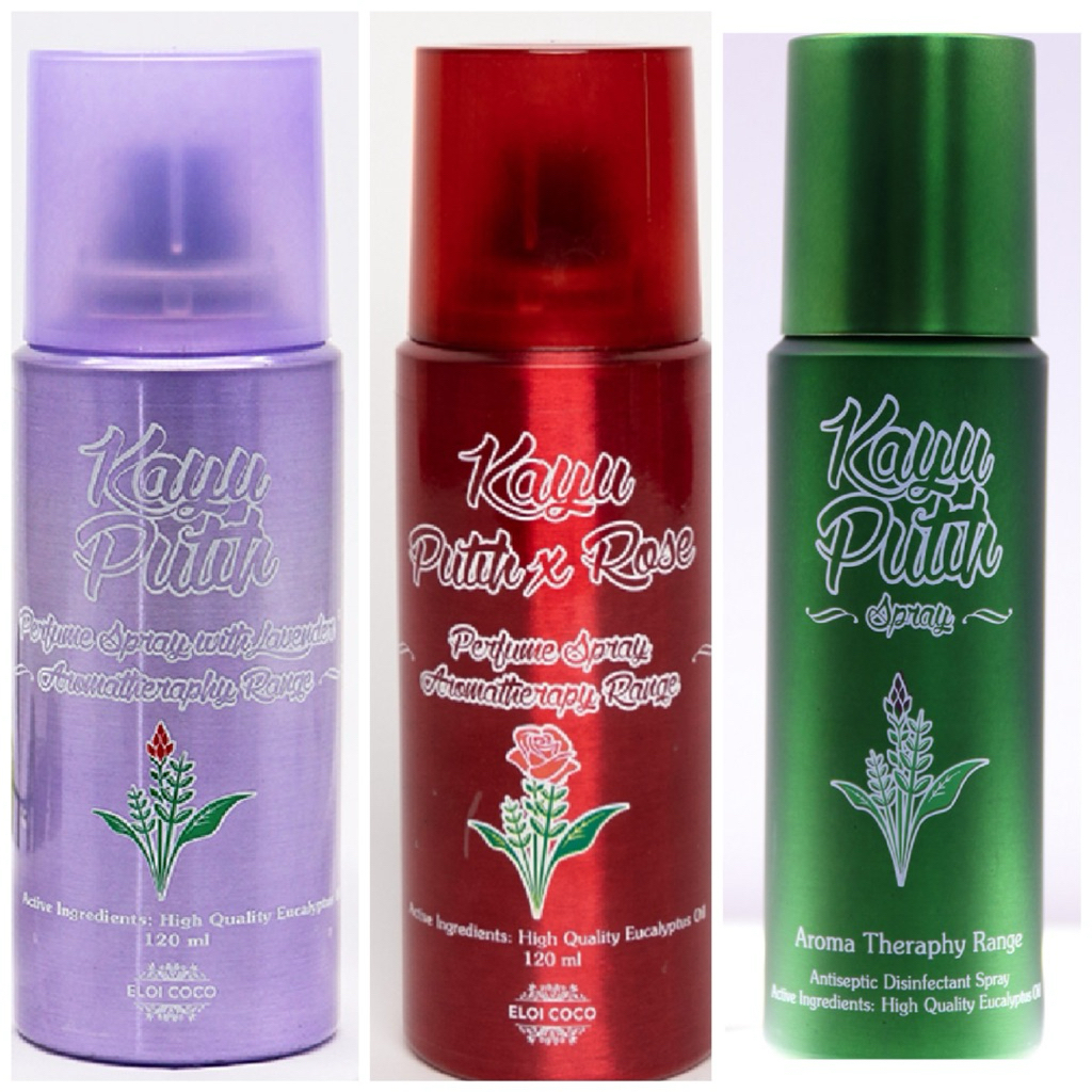 Minyak kayu putih spray aromatherapy eloi coco 120 ml