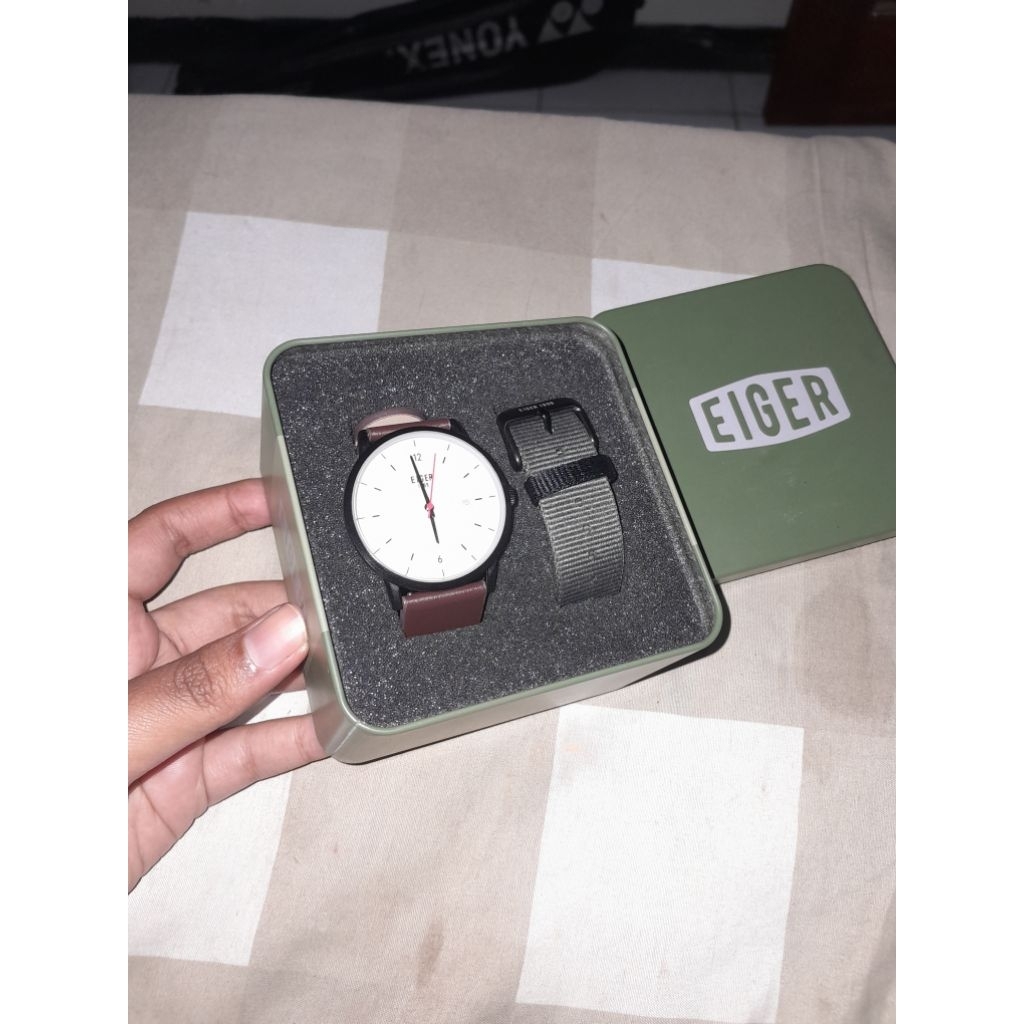 PRELOVED JAM TANGAN EIGER JAM TANGAN UNISEX  JAM TANGAN EIGER MORTSEL