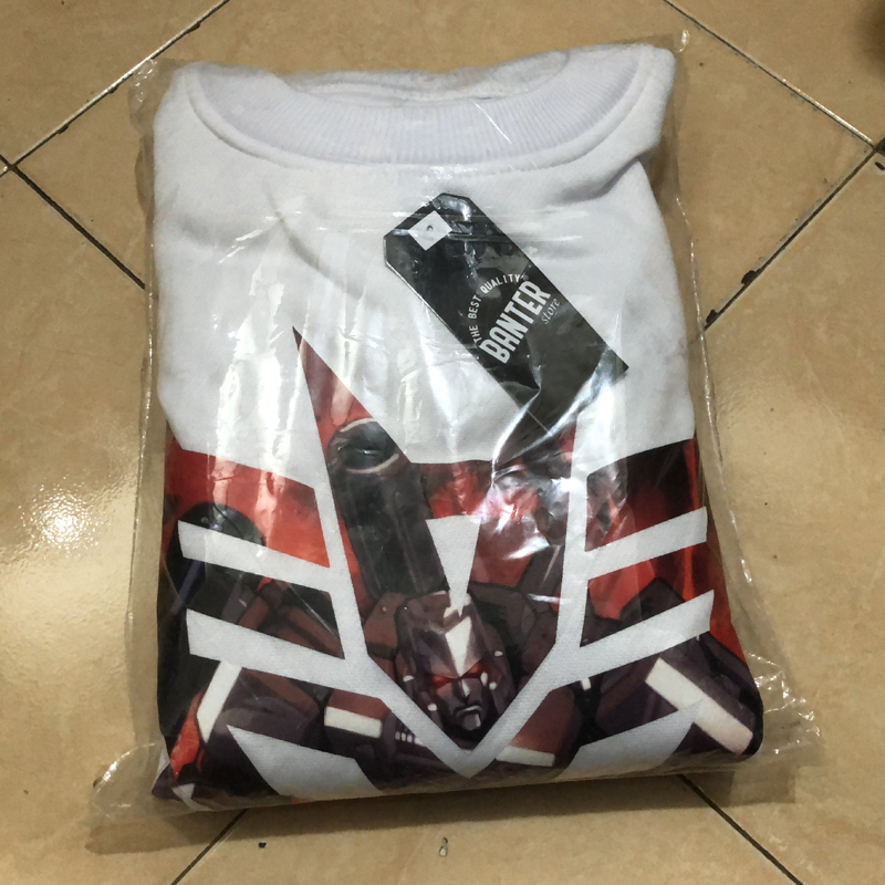 Crewneck Vintage Transformers Sweeatshirt Bahan Katun