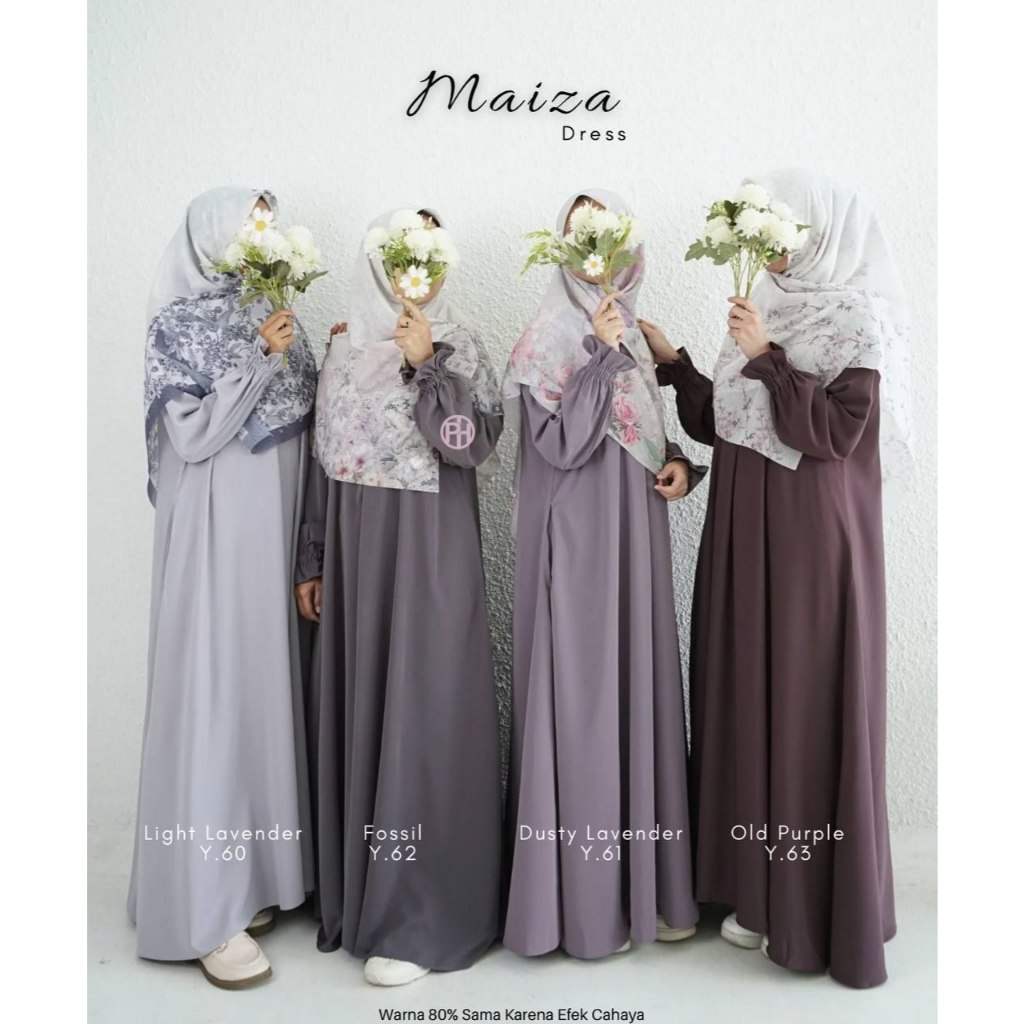 PELANGI HIJAB Gamis Maiza Dress (hanya gamis)