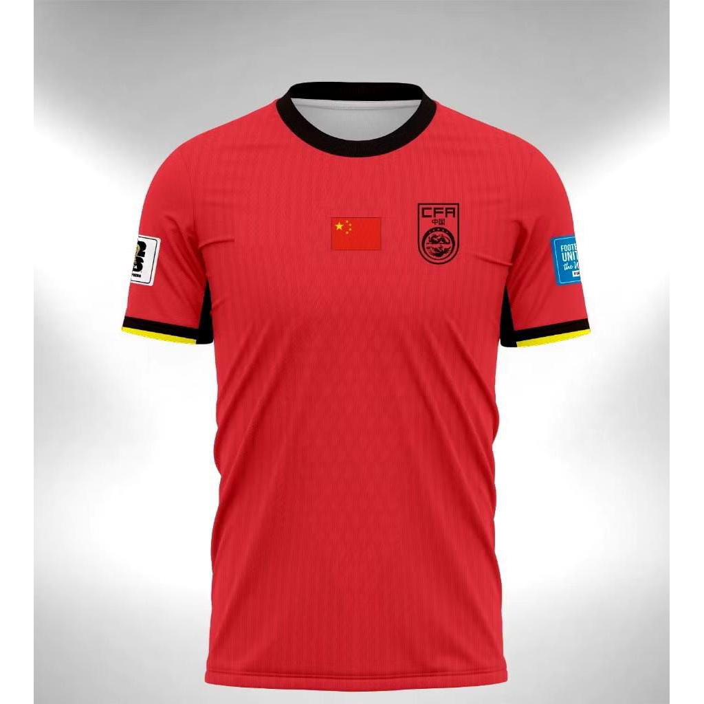 Jersey China Home Away 2024-2025 Bahan Dryfit Full Printing Free Nickname and No punggung