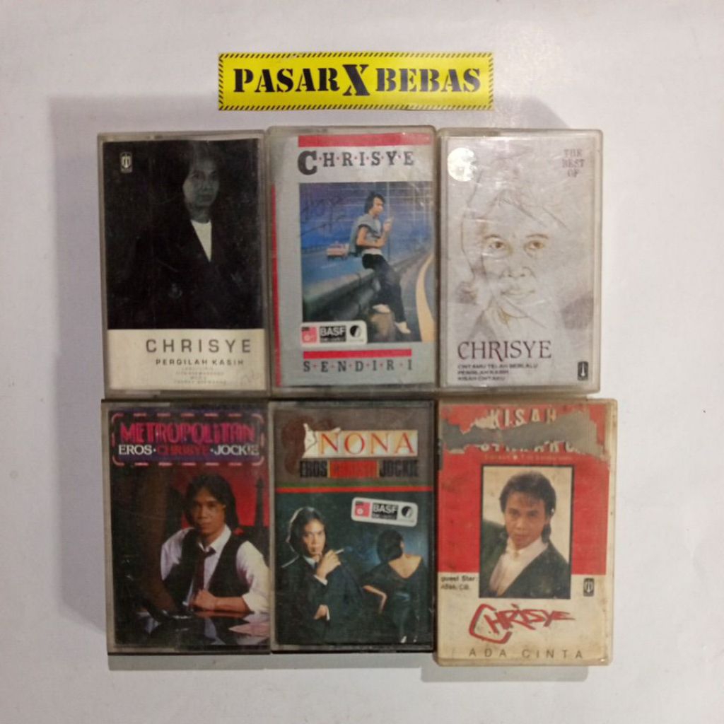 kaset pita chrisye - chrisye pop /album /the best