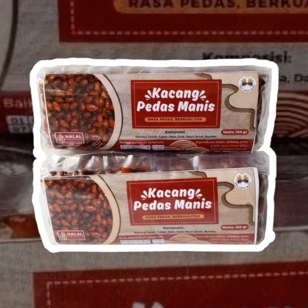 

kacang pedas manis 1 pack isi 10 biji