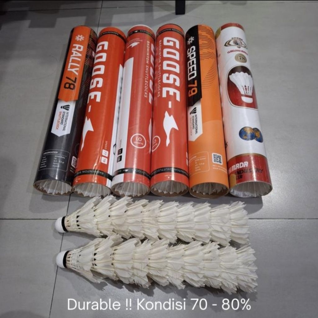 Shuttlecock Bekas - Kok Drilling Kondisi Bagus