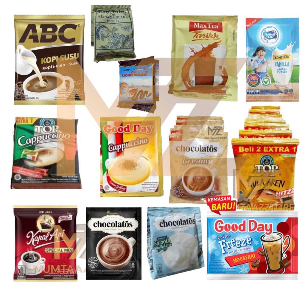 

-MTZ- KPKS KOPI 5 SACHET | SUSU 5 SACHET | CHOCOLATOS 5 SACHET