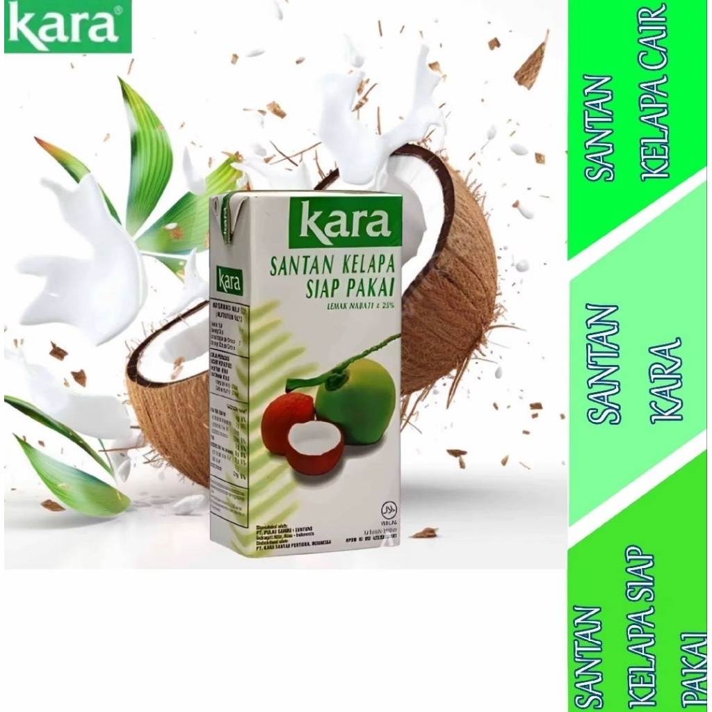 

Santan Kelapa Siap Pakai - Santan Kara - Santan Krim Kelapa - 1000ml