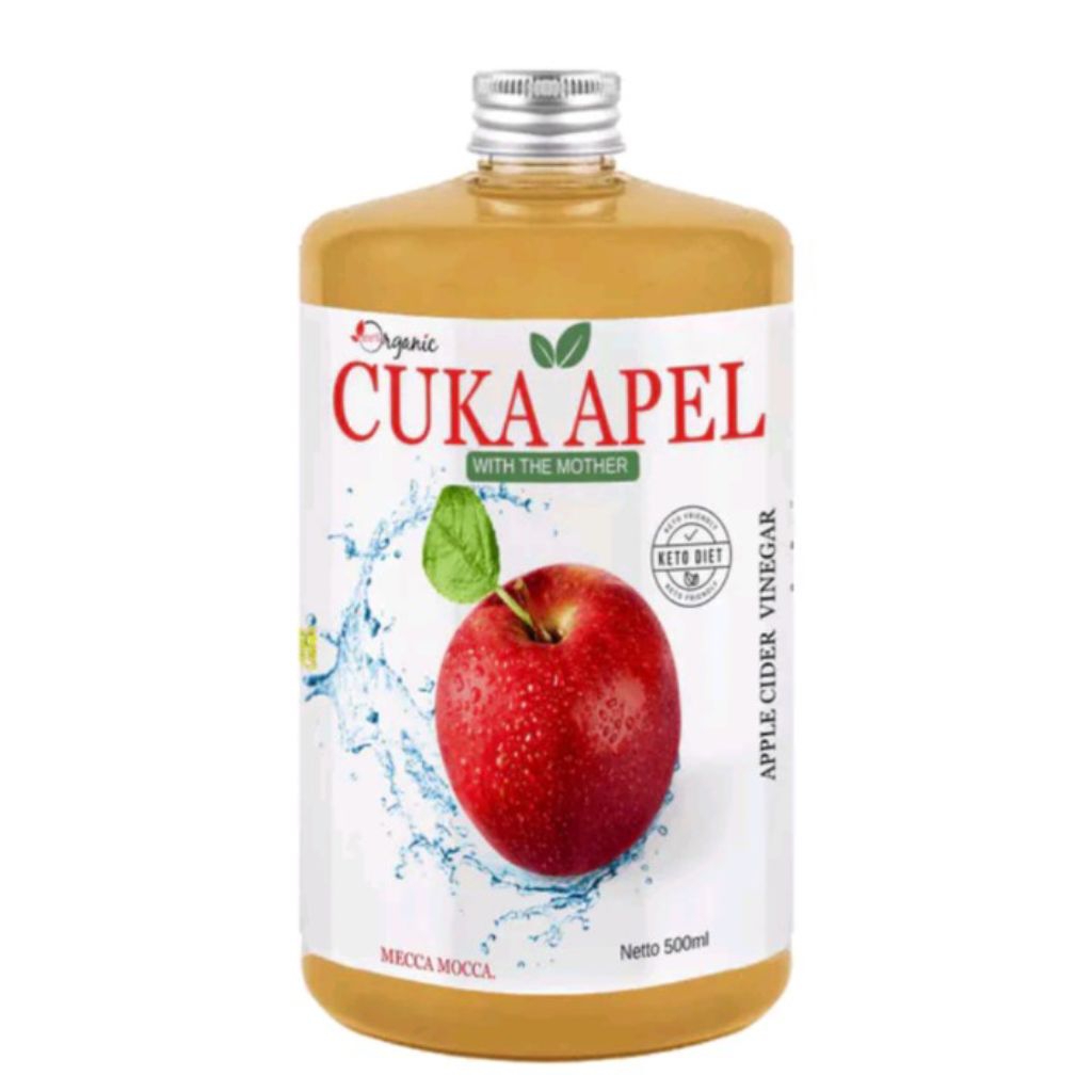 

500ml Cuka Apel With The Mother Pure Apple Cider Vinegar Untuk Diet 100% organic