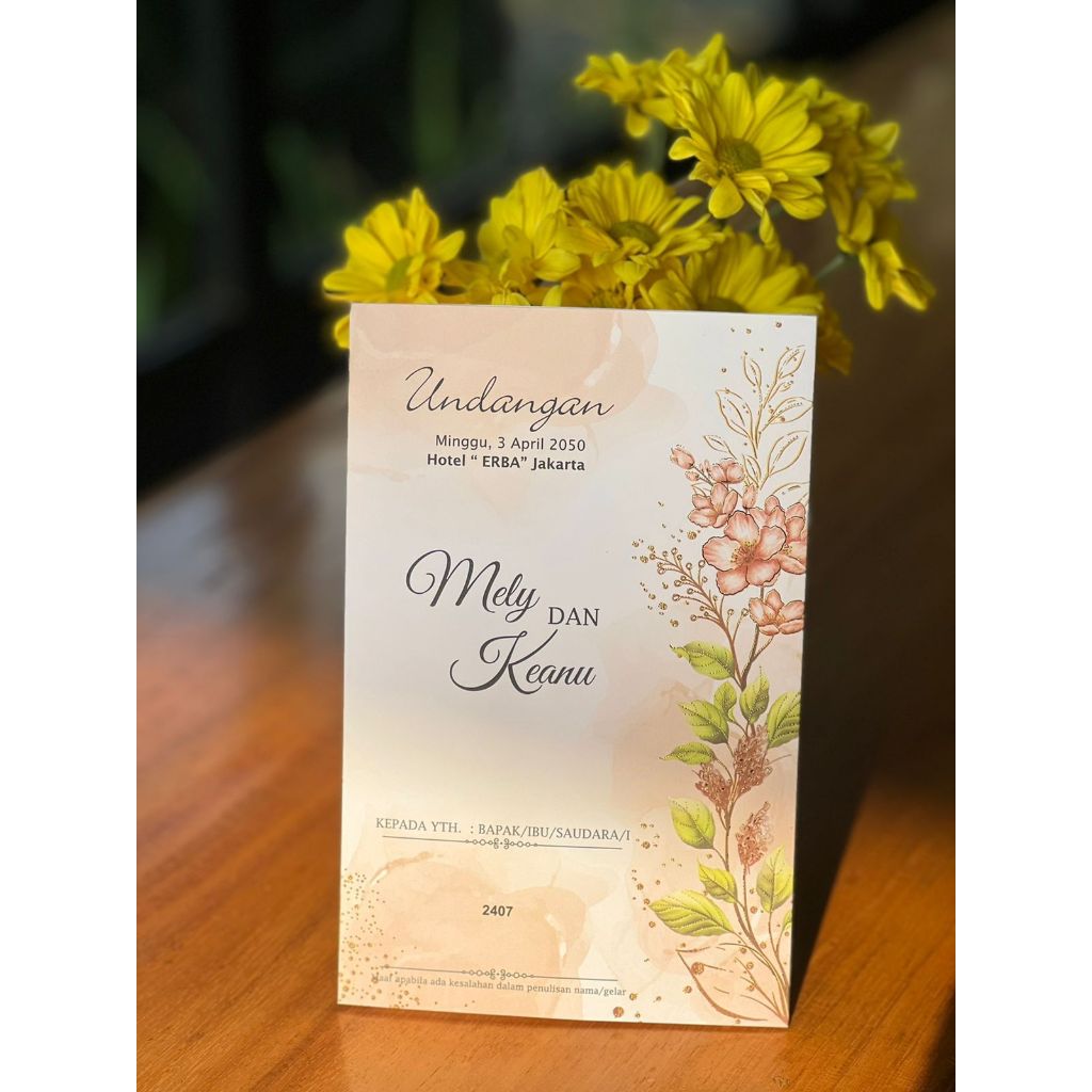 UNDANGAN BLANGKO ERBA 2407