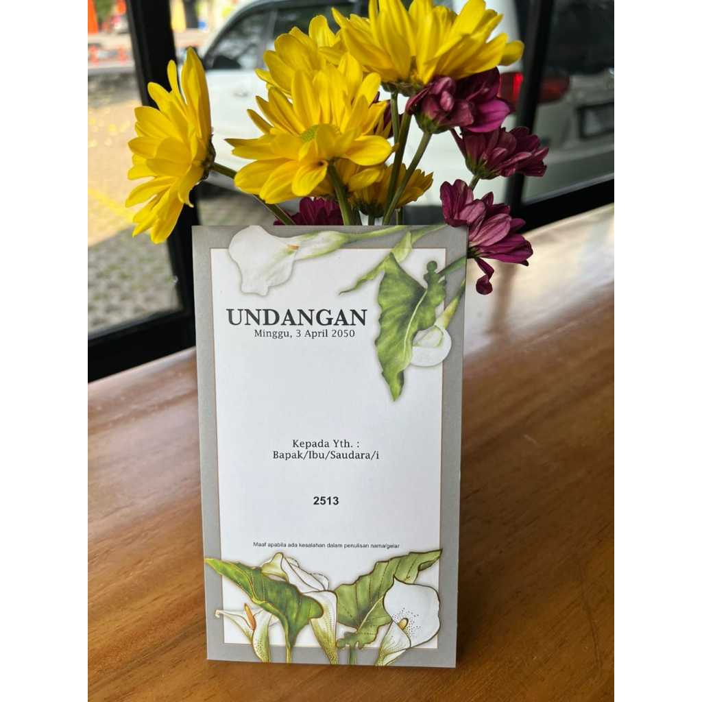 UNDANGAN BLANGKO ERBA 2513