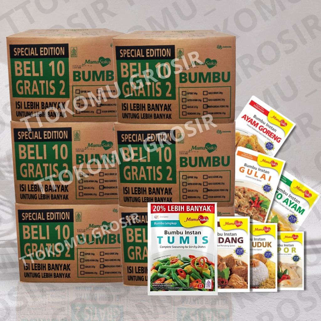 

Bumbu Instan Mamasuka 1 dos 240Pc